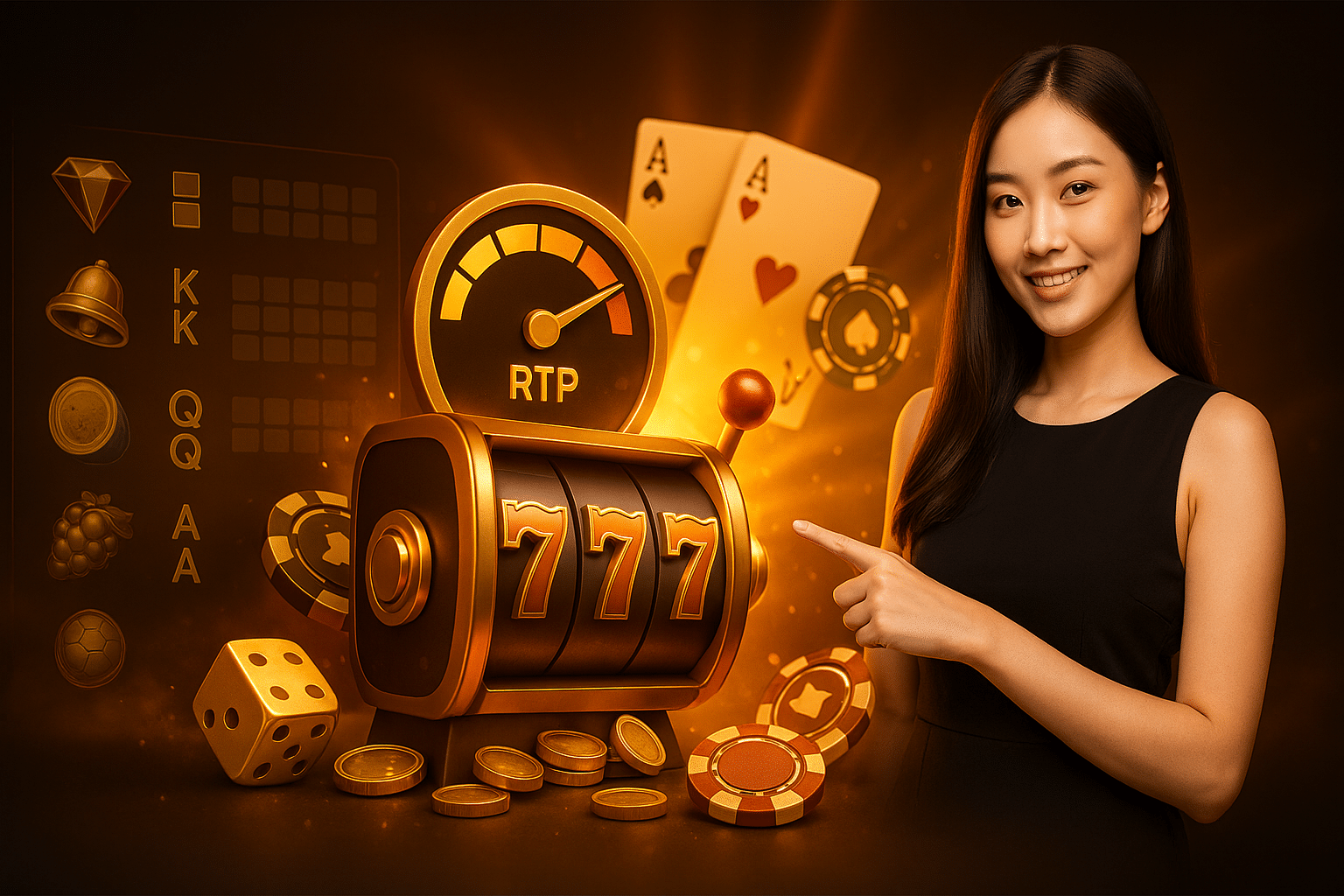 ภาพประกอบวิธีเช็ก RTP และอัตราจ่ายในสล็อต หัวข้อ วิธีเช็กอัตราจ่ายและค่า RTP ก่อนเริ่มเล่น ด้วยคีย์เวิร์ด อัตราจ่าย สล็อตยอดนิยม