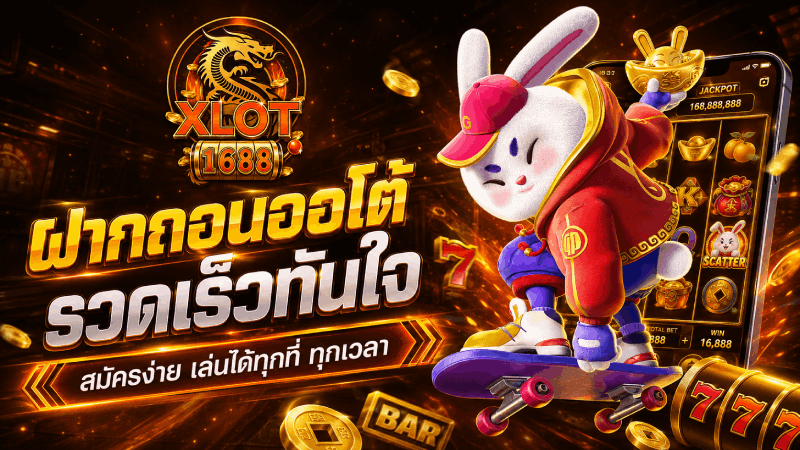 ฝากถอนออโต้ รวดเร็วทันใจ banner xlot1688