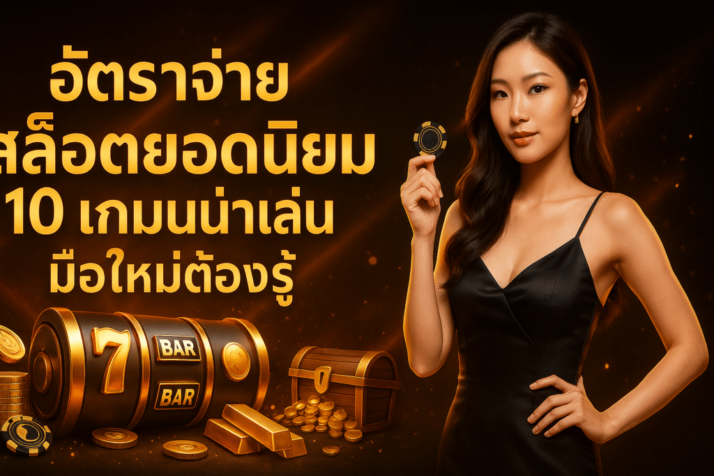 อัตราจ่าย สล็อตยอดนิยม