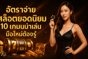 อัตราจ่าย สล็อตยอดนิยม